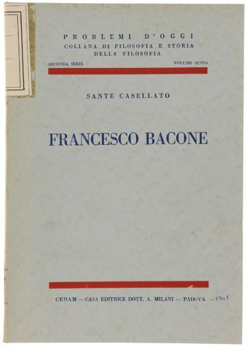 Francesco Bacone - copertina
