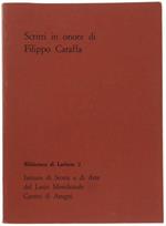Scritti In Onore Di Filippo Caraffa. Biblioteca Di Latium, 2