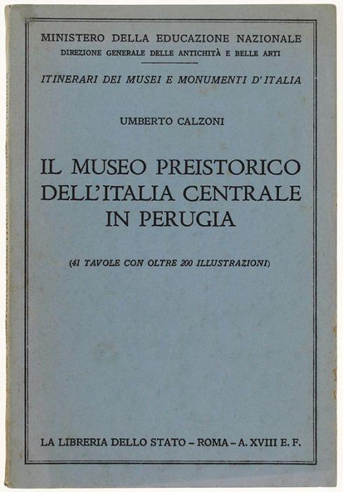 Il Museo Preistorico Dell'italia Centrale In Perugia (41 Tavole Con Oltre 200 Illustrazioni) - copertina