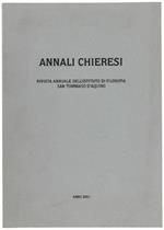 Annali Chieresi. Rivista Annuale Dell'istituto Di Filosofia San Tommaso D'aquino In Chieri. Anno 2001