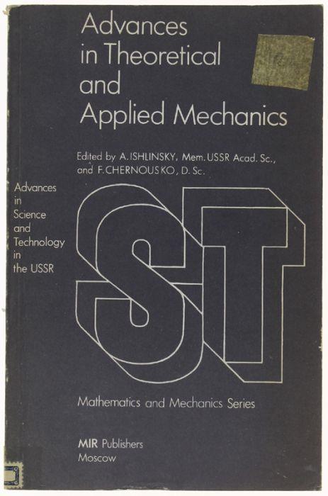 Advances In Theoretical And Applied Mechanics - copertina