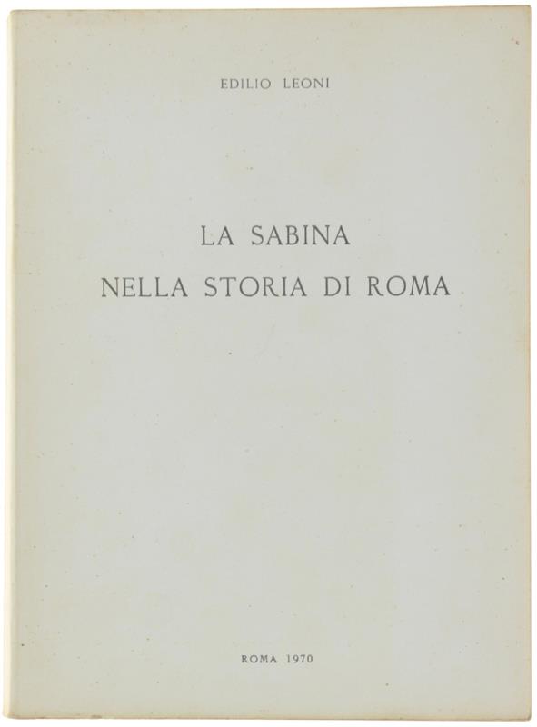 La Sabina Nella Storia Di Roma