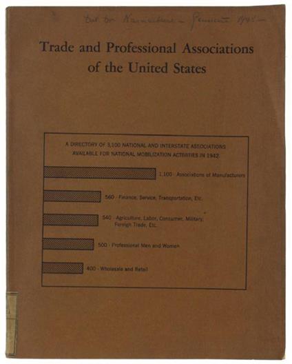 Trade And Professional Associations Of The United States - copertina