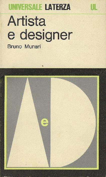 Artista E Designer - Bruno Munari - copertina