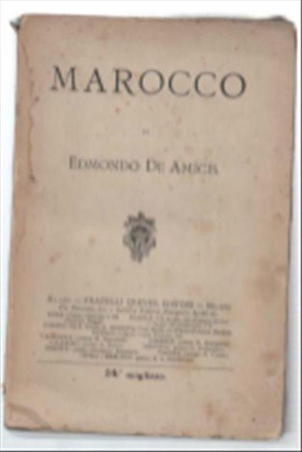 Marocco - Edmondo De Amicis - copertina