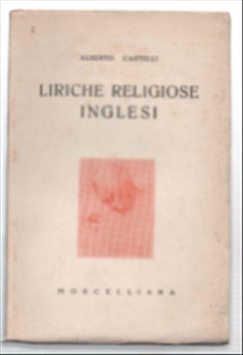 Liriche Religiose Inglesi - Alberto Castelli - copertina
