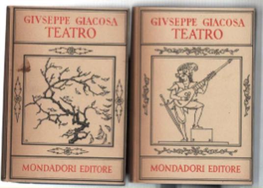 Teatro - Giuseppe Giacosa - copertina