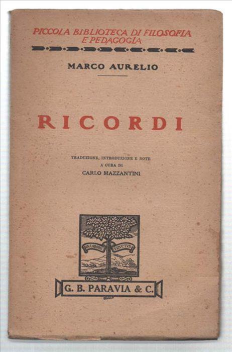 I ricordi by Marco Aurelio, eBook