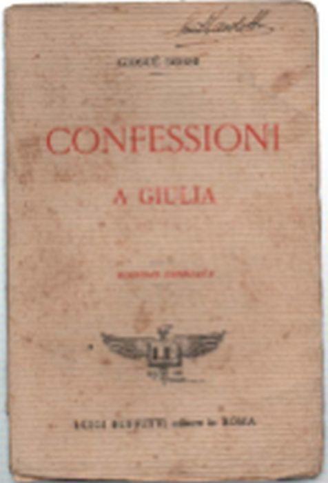 Confessioni A Giulia - Giosuè Borsi - copertina