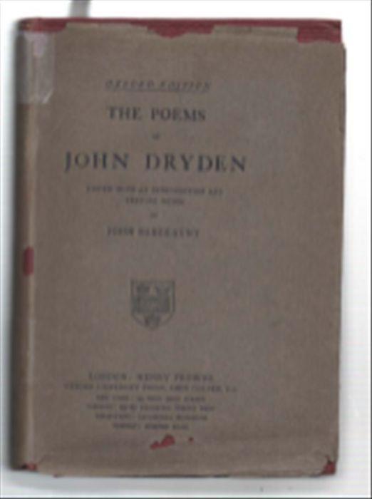 The Poems - John Dryden - copertina