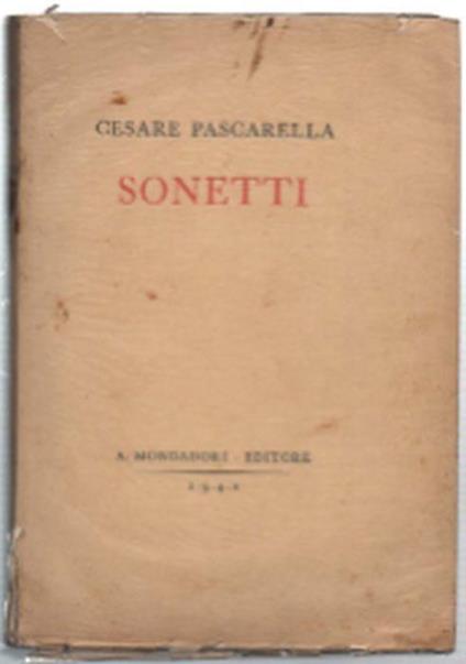 Sonetti - Cesare Pascarella - copertina