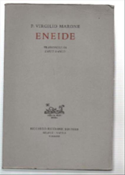 Eneide - Publio Virgilio Marone - copertina