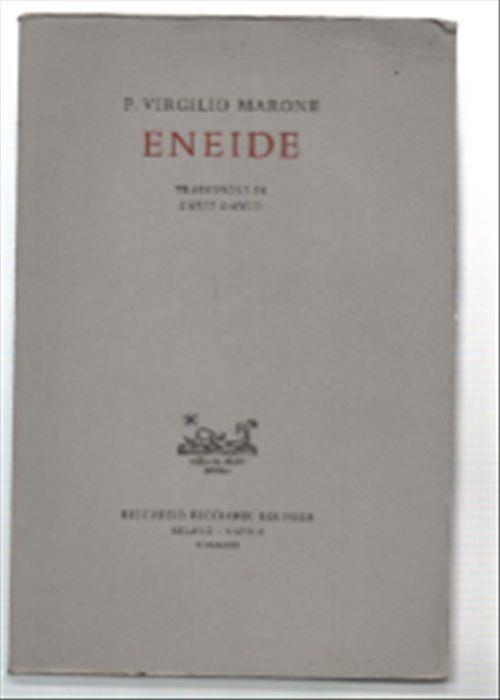 Eneide - Publio Virgilio Marone - copertina