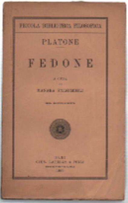 Fedone - Platone - copertina