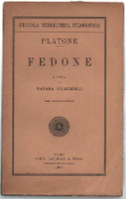 Fedone - Platone - copertina