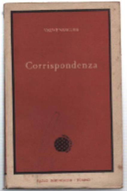 Corrispondenza - Vauvenargues - copertina