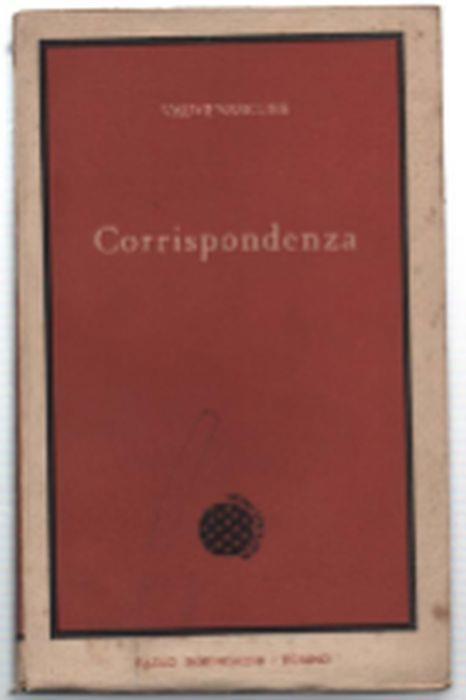 Corrispondenza - Vauvenargues - copertina