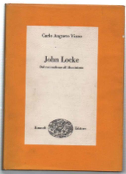 John Locke. Dal Razzismo All'illuminismo - Carlo Augusto Viano - copertina