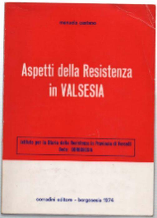 Aspetti Della Resistenza In Valsesia - Manuela Costanzo - copertina