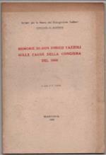 Memorie Di Don Enrico Tazzoli Sulle Cause Della Congiura Del 1850
