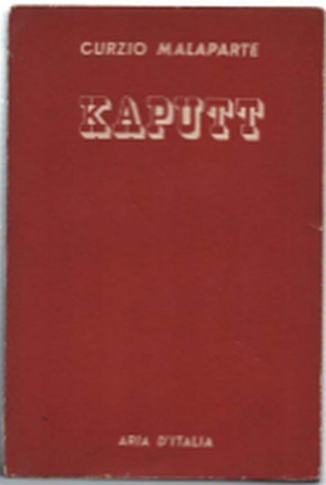 Kaputt - Curzio Malaparte - copertina