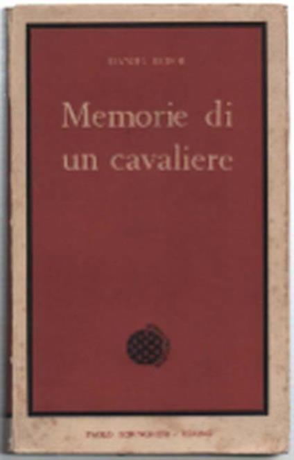 Memorie Di Un Cavaliere - Daniel Defoe - copertina