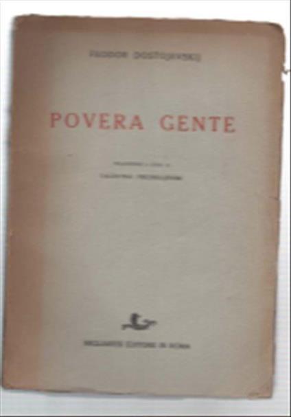 Povera Gente - Fëdor Dostoevskij - copertina