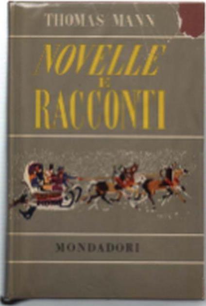 Novelle E Racconti - Thomas Mann - copertina