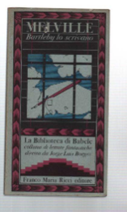 Bartleby Lo Scrivano - Herman Melville - copertina