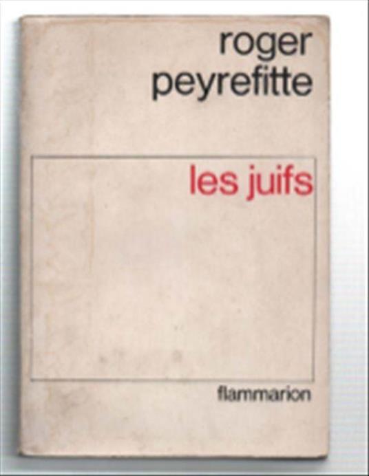 Les Juifs - Roger Peyrefitte - copertina