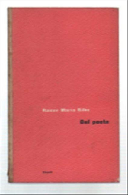 Del Poeta - Rainer Maria Rilke - copertina