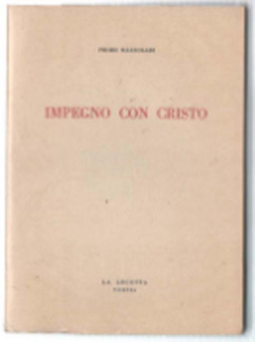 Impegno Con Cristo - Primo Mazzolari - copertina