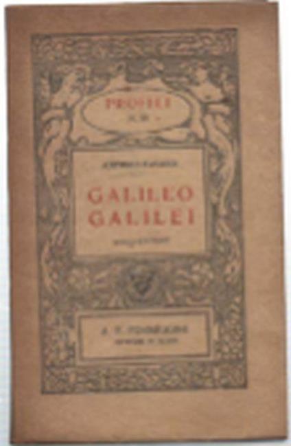 Galileo Galilei - Antonio Favaro - copertina