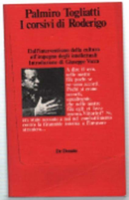 I Corsivi Di Roderigo - Palmiro Togliatti - copertina