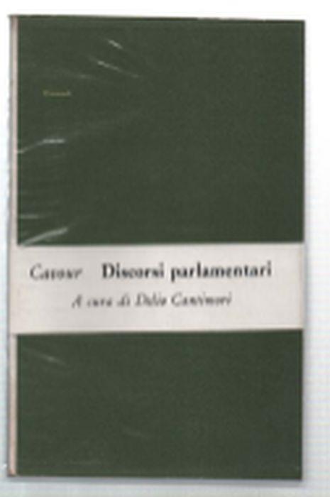 Discorsi Parlamentari - Camillo Cavour - copertina