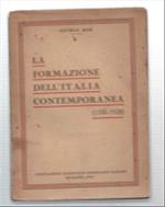 La Formazione Dell'italia Contemporanea (1700-1928)