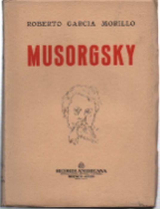 Musorgsky - Roberto Garcia Morillo - copertina