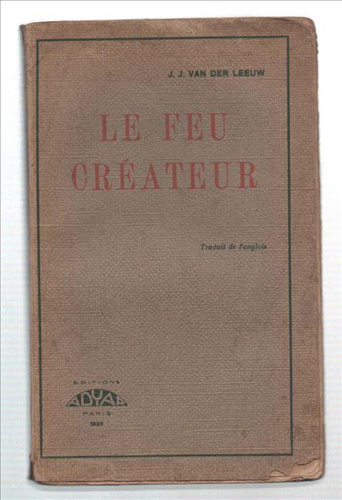Le Feu Créateur - J.J. Van Der Leeuw - copertina