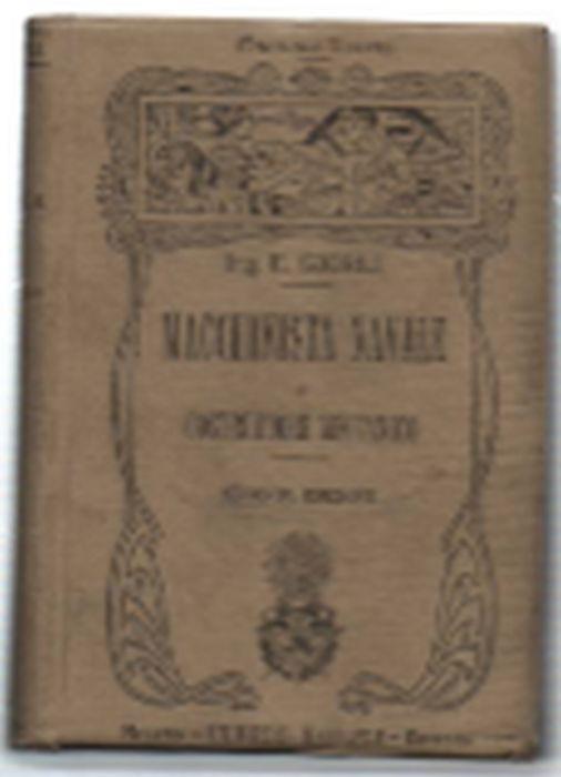 Macchinista Navale E Costruttore Meccanico - E. De Giorgi - copertina