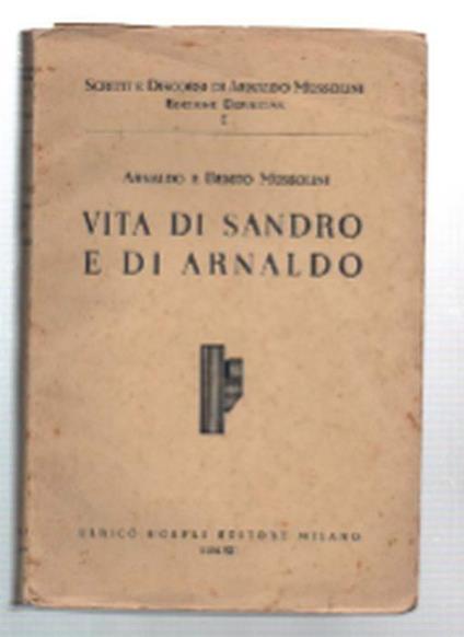 Vita Di Sandro E Di Arnaldo - Arnaldo Alessandri - copertina