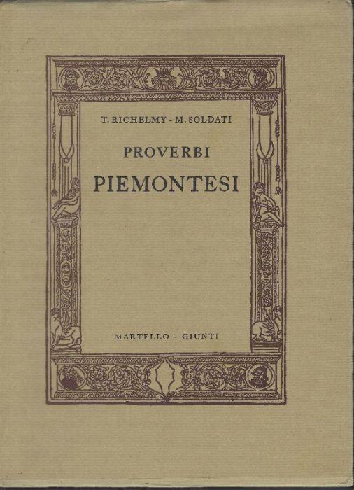 Proverbi Piemontesi - copertina