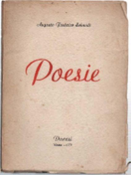 Poesie - copertina