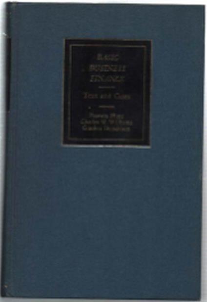 Basic Business Finance. Text And Cases - copertina