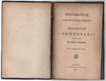 Xenophontis Commentarii Recognovit Walther Gilbert Editio Stereotypa Minor