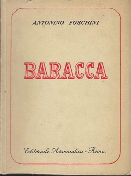 Baracca - Antonino Foschini - copertina