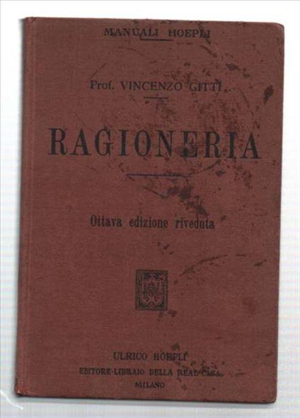 Ragioneria - Vincenzo Gitti - copertina