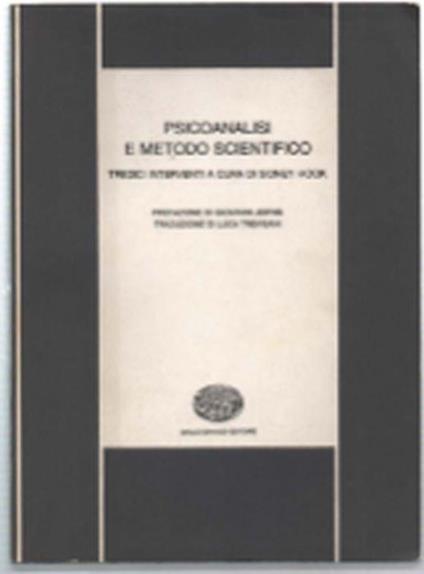 Psicoanalisi E Metodo Scientifico - Sidney Hook - copertina