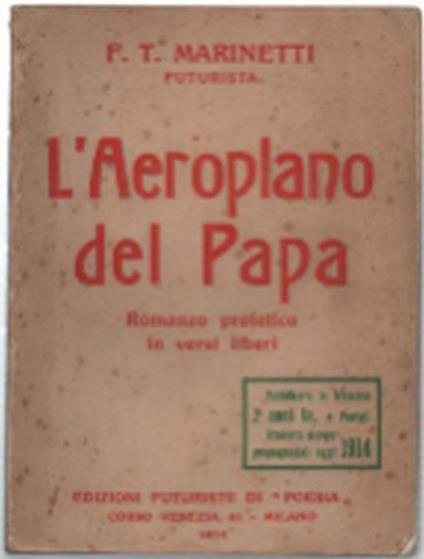 L' aeroplano Del Papa - Filippo Tommaso Marinetti - copertina