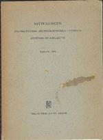 Mitteilungen Des Deutschen Archalogischen Instituts Athenische Abteilung Band..