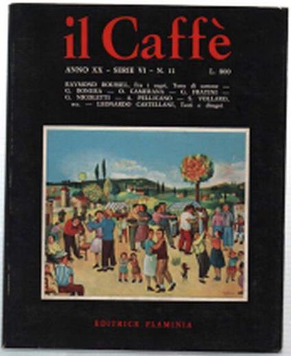 Il Caffè. Anno Xx - Serie Vi - N.11 - Maggio (Giu.) 1974 - copertina